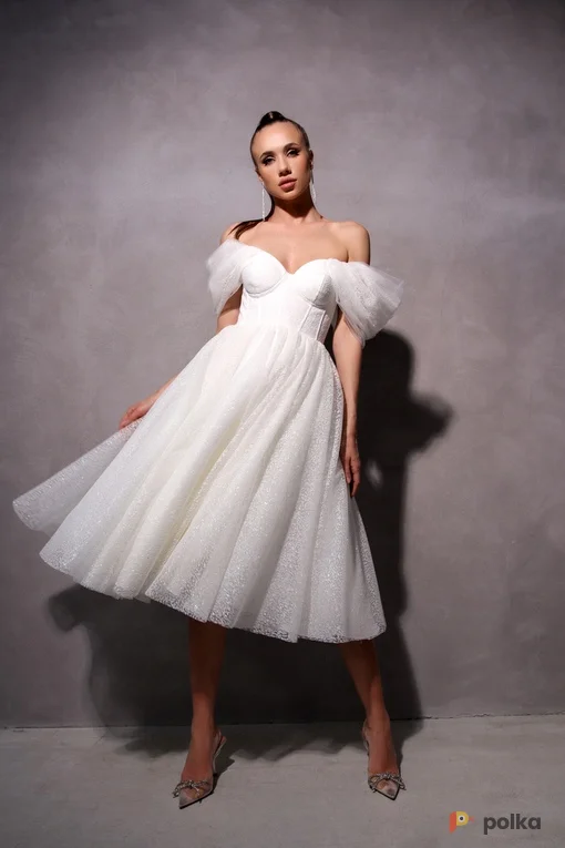 Возьмите Платье свадебное Зайц белое напрокат (Фото 1) В Туле