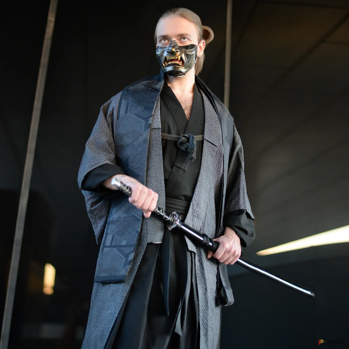 Возьмите Костюм Кимоно Мужской Японский Hebi 蛇 напрокат (Фото 1) в Москве