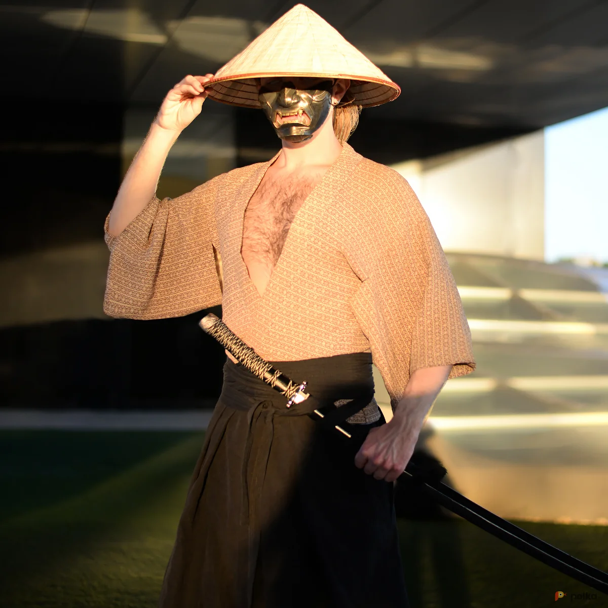 Возьмите Костюм Кимоно Мужской Японский Ghost of Tsushima напрокат (Фото 1) в Москве