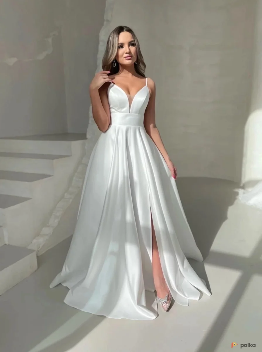 Возьмите Платье свадебное Каролина белое напрокат (Фото 1) В Туле