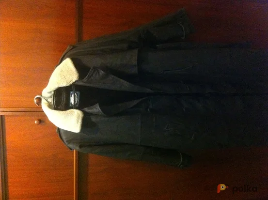 Возьмите Плащ кожаный новый,длинный ,р 56-58 формат аля 90-е с теплой подстежкой напрокат (Фото 1) в Москве