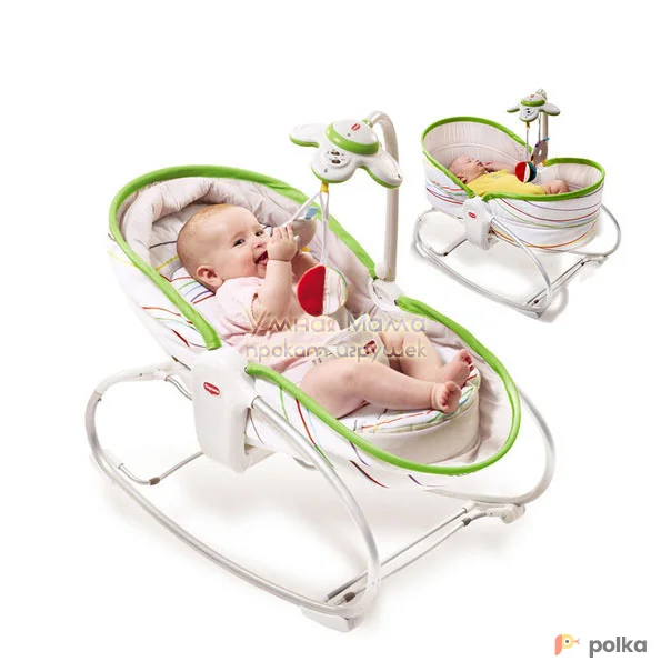 Возьмите ЛЮЛЬКА-ШЕЗЛОНГ-БАУНСЕР 3 В 1, TINY LOVE ЗЕЛЕНАЯ напрокат (Фото 1) В Ростове-на-Дону