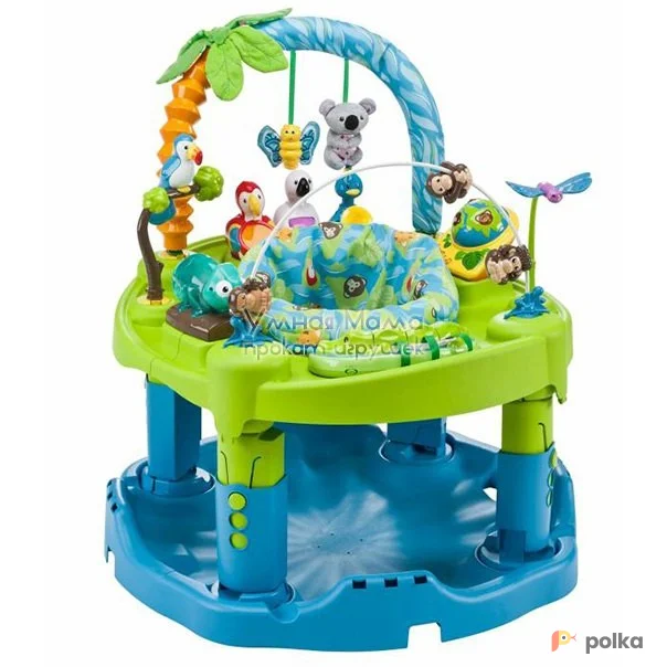 Возьмите ПРЫГУНКИ-ИГРОВОЙ ЦЕНТР 3 В 1 "ПЛАНЕТА ЖИВОТНЫХ", EVENFLO напрокат (Фото 1) В Ростове-на-Дону