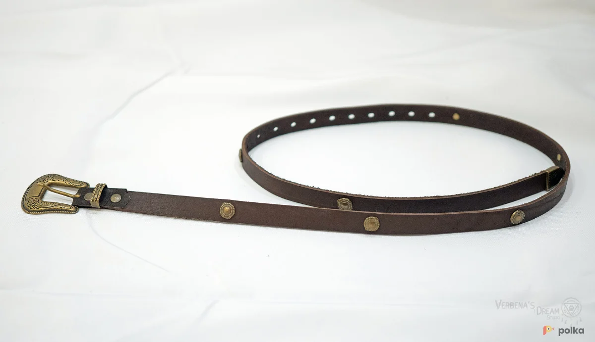 Возьмите Коричневый средневековый пояс с фурнитурой напрокат (Фото 1) в Москве