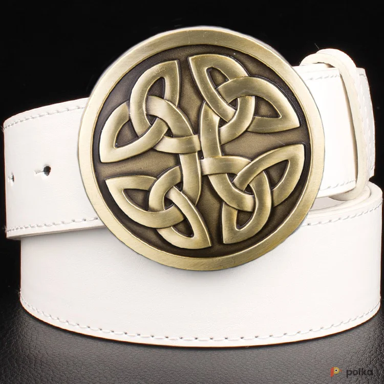 Возьмите Белый пояс с золотой пряжкой напрокат (Фото 1) в Москве