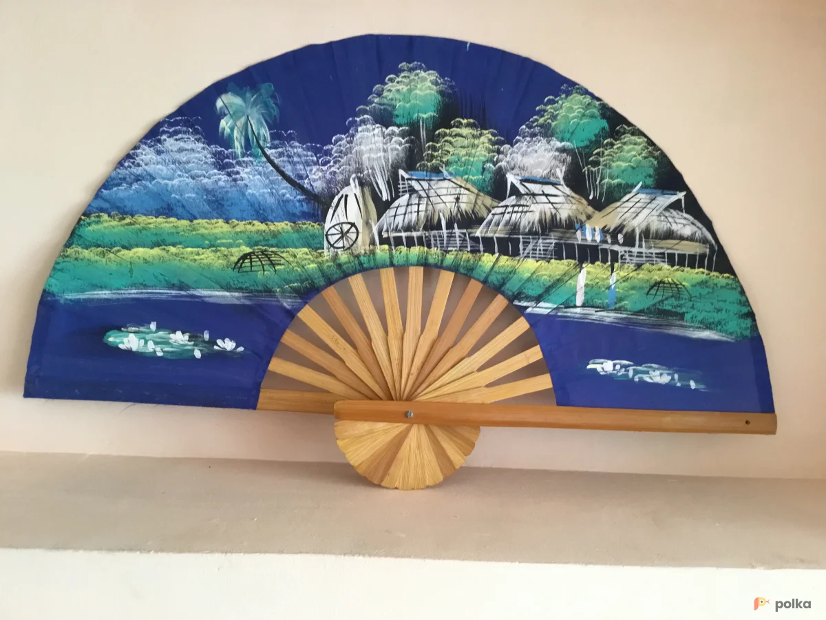 Возьмите Веер бамбуковый китайский 1940г  размер 60 *47 см  напрокат (Фото 1) в Москве