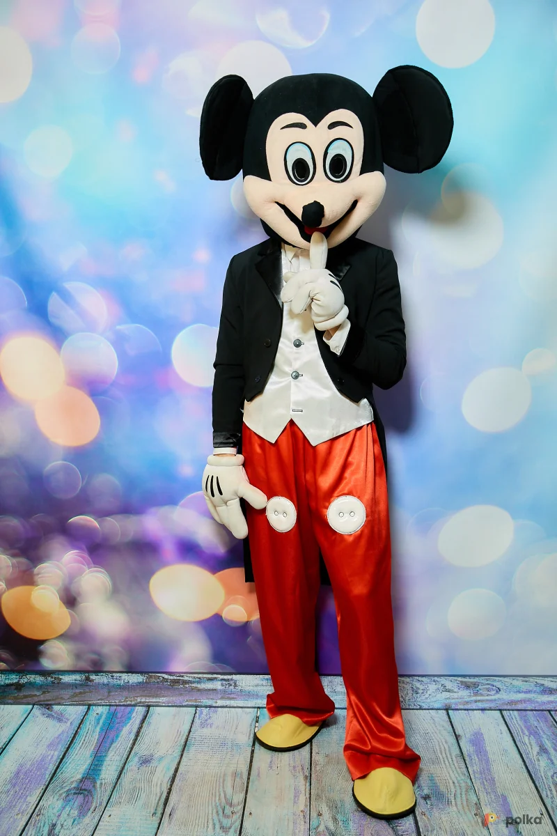 Возьмите Ростовая кукла Микки Маус костюм  напрокат (Фото 1) в Москве