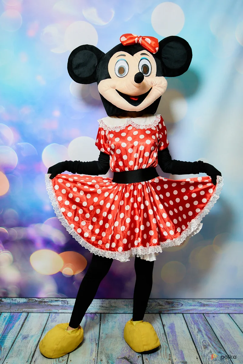 Возьмите Ростовая кукла Минни Маус костюм напрокат (Фото 1) в Москве