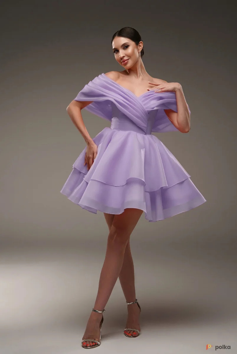 Возьмите Платье вечернее Ванесса лиловое напрокат (Фото 1) В Туле