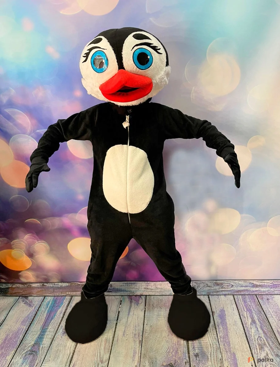 Возьмите Ростовая кукла пингвин костюм  напрокат (Фото 1) в Москве