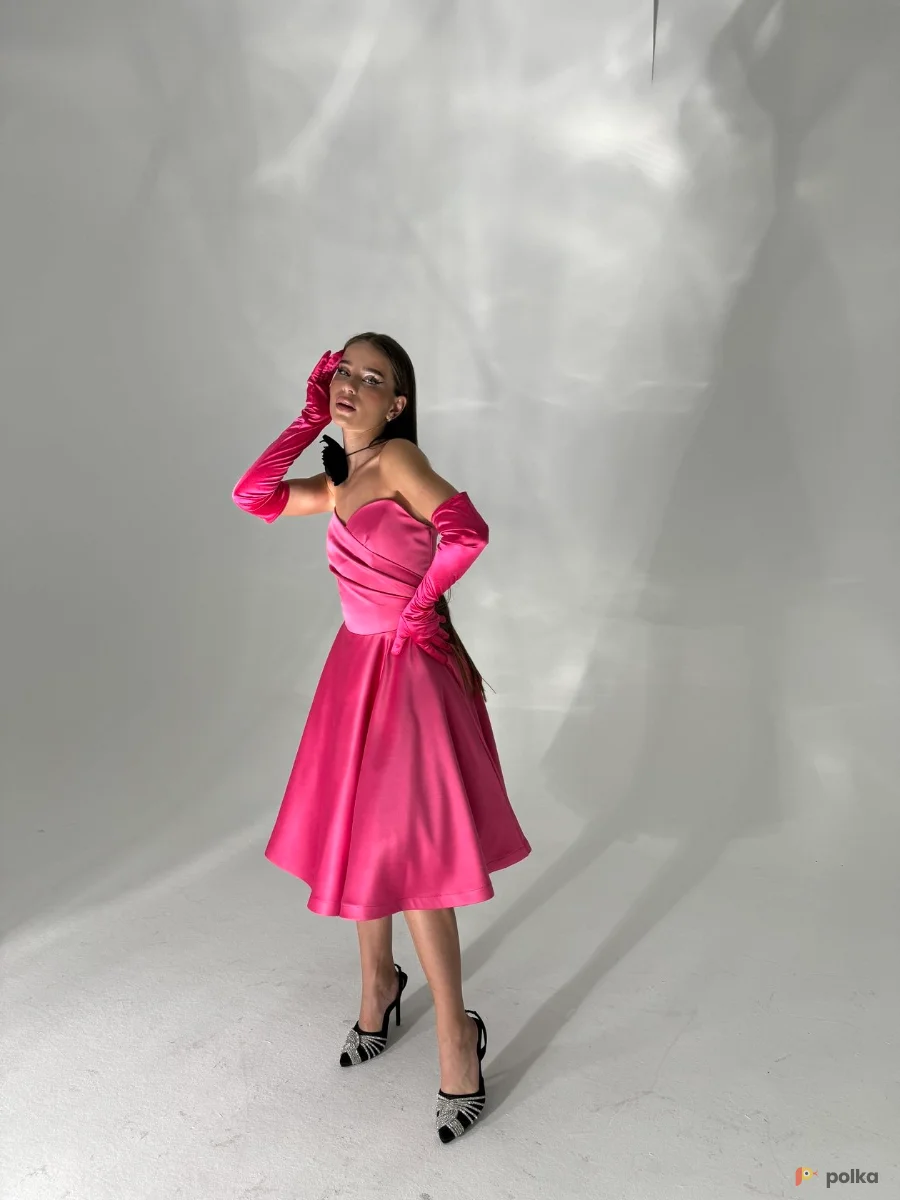 Возьмите Платье вечернее Орсиза фуксия напрокат (Фото 1) В Туле