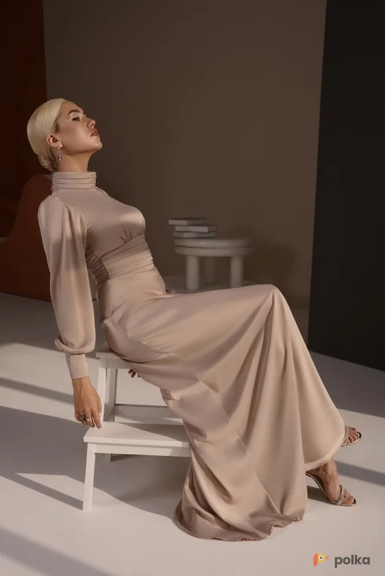 Возьмите Платье вечернее Лоретт пудра напрокат (Фото 1) В Туле