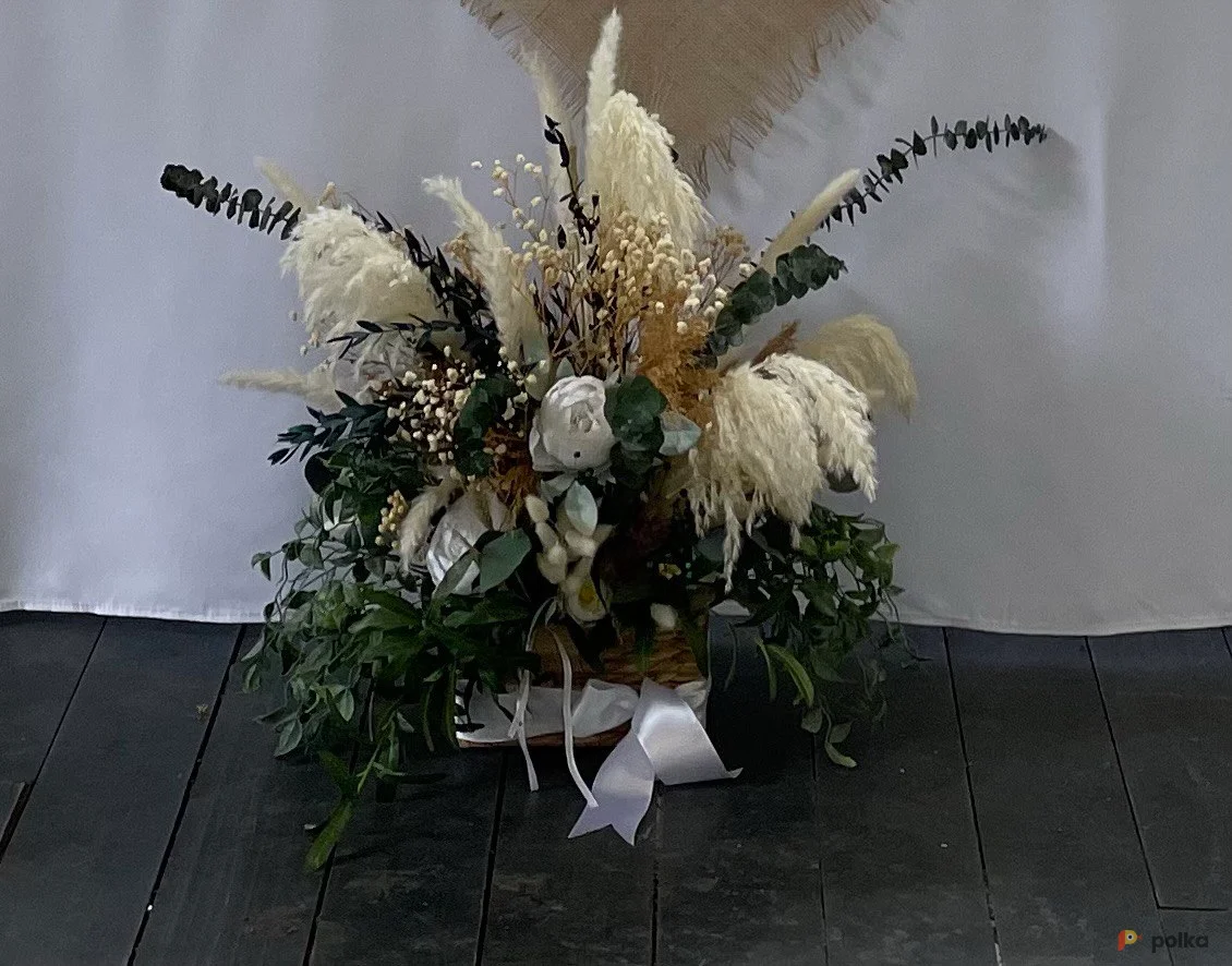 Возьмите Корзина с сухоцветами напрокат (Фото 1) в Москве