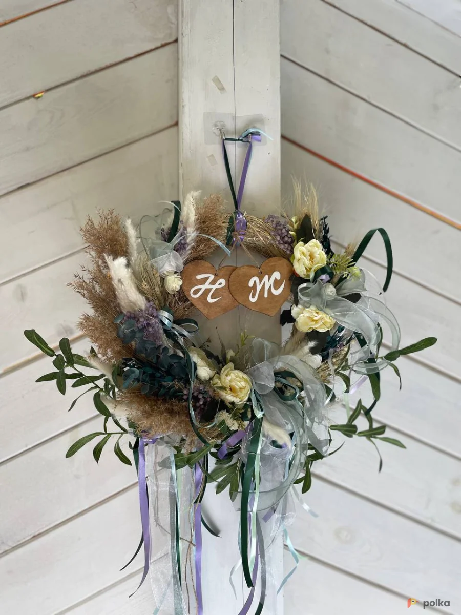 Возьмите Венки из сухоцветов с номерками напрокат (Фото 1) в Москве