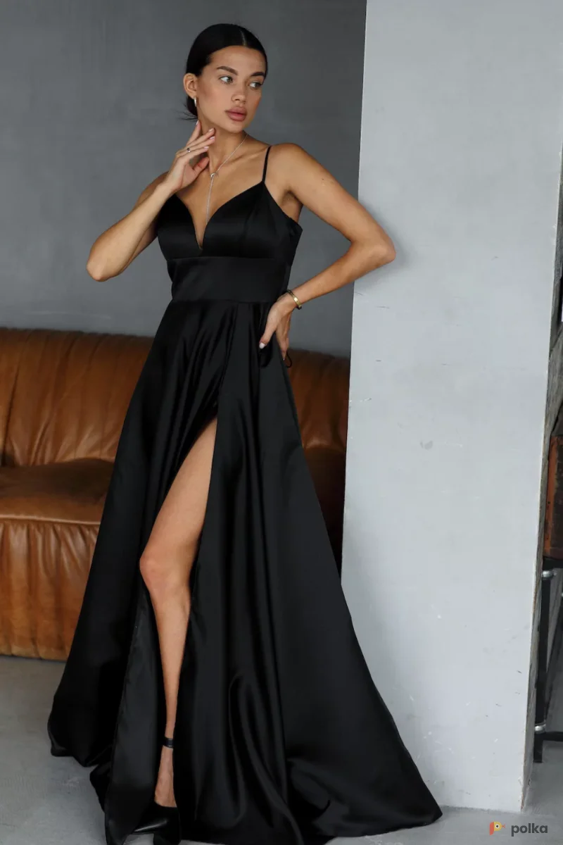 Возьмите Платье вечернее Каролина из не плотной ткани напрокат (Фото 1) В Туле