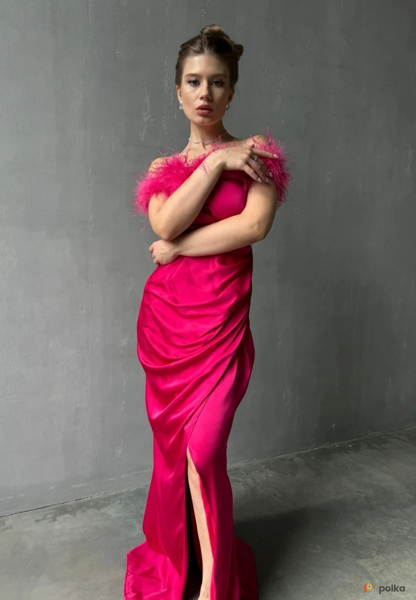 Возьмите Платье вечернее Лусине Lux Фуксия напрокат (Фото 1) В Туле