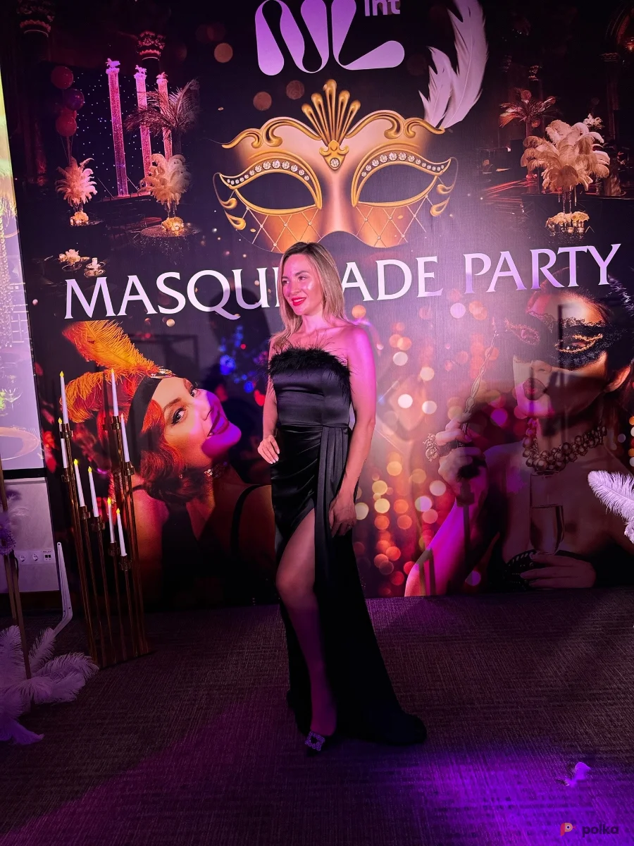 Возьмите Платье вечернее Перил чёрное напрокат (Фото 1) В Туле