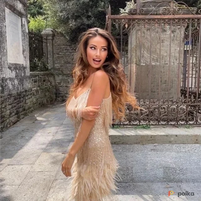 Возьмите Платье вечернее Гэтсби Беж напрокат (Фото 1) В Туле