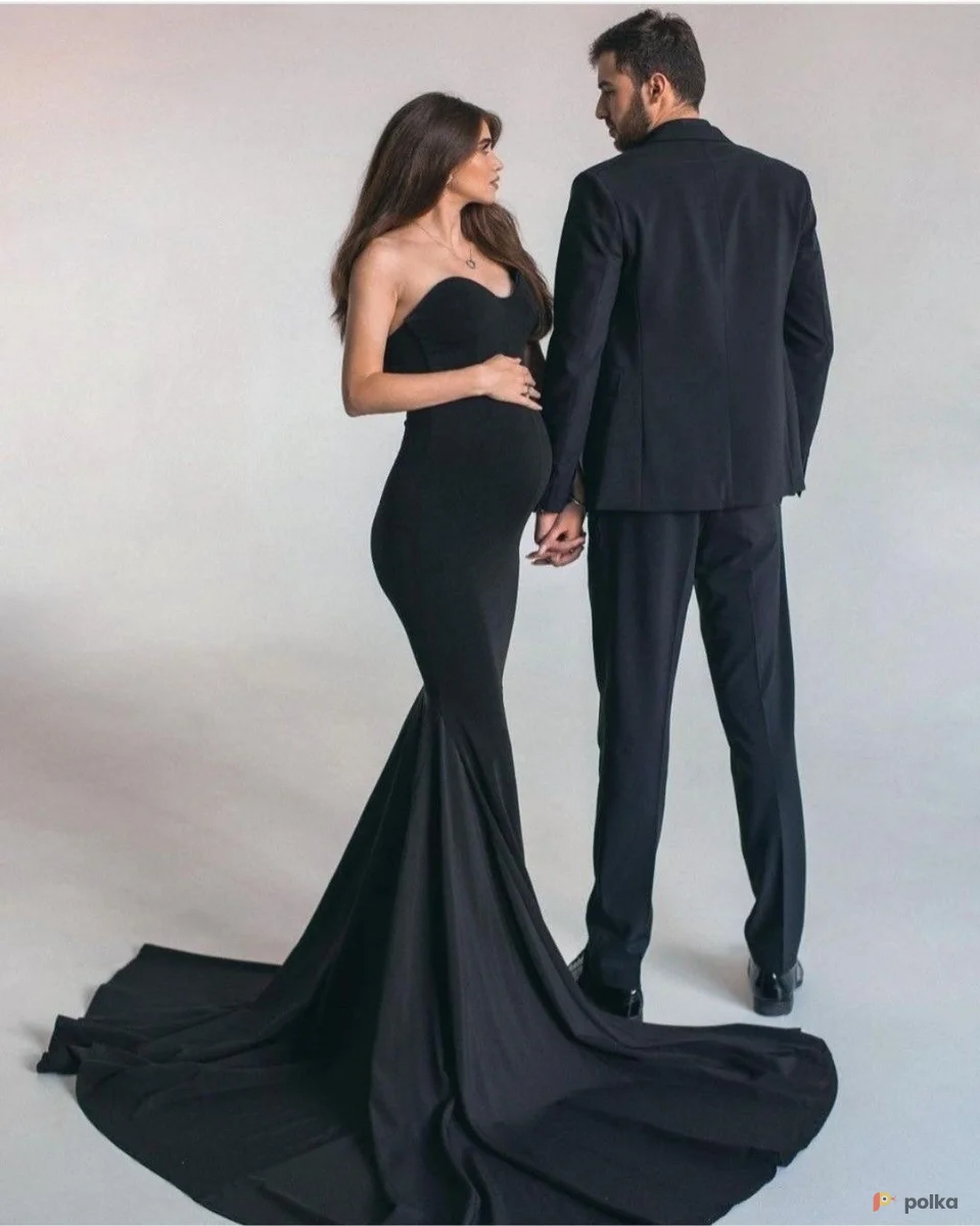 Возьмите Платье вечернее Лея чёрное напрокат (Фото 1) В Туле