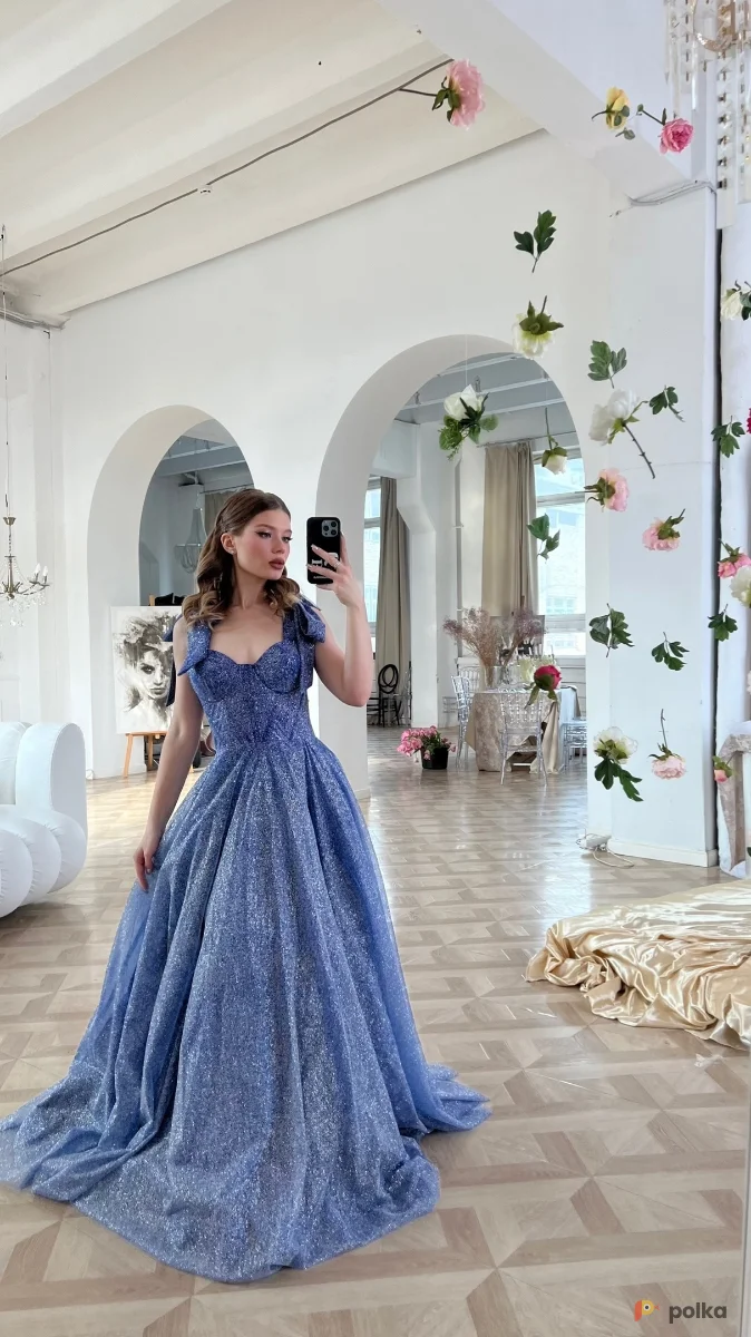 Возьмите Платье вечернее Айседора Синее напрокат (Фото 1) В Туле