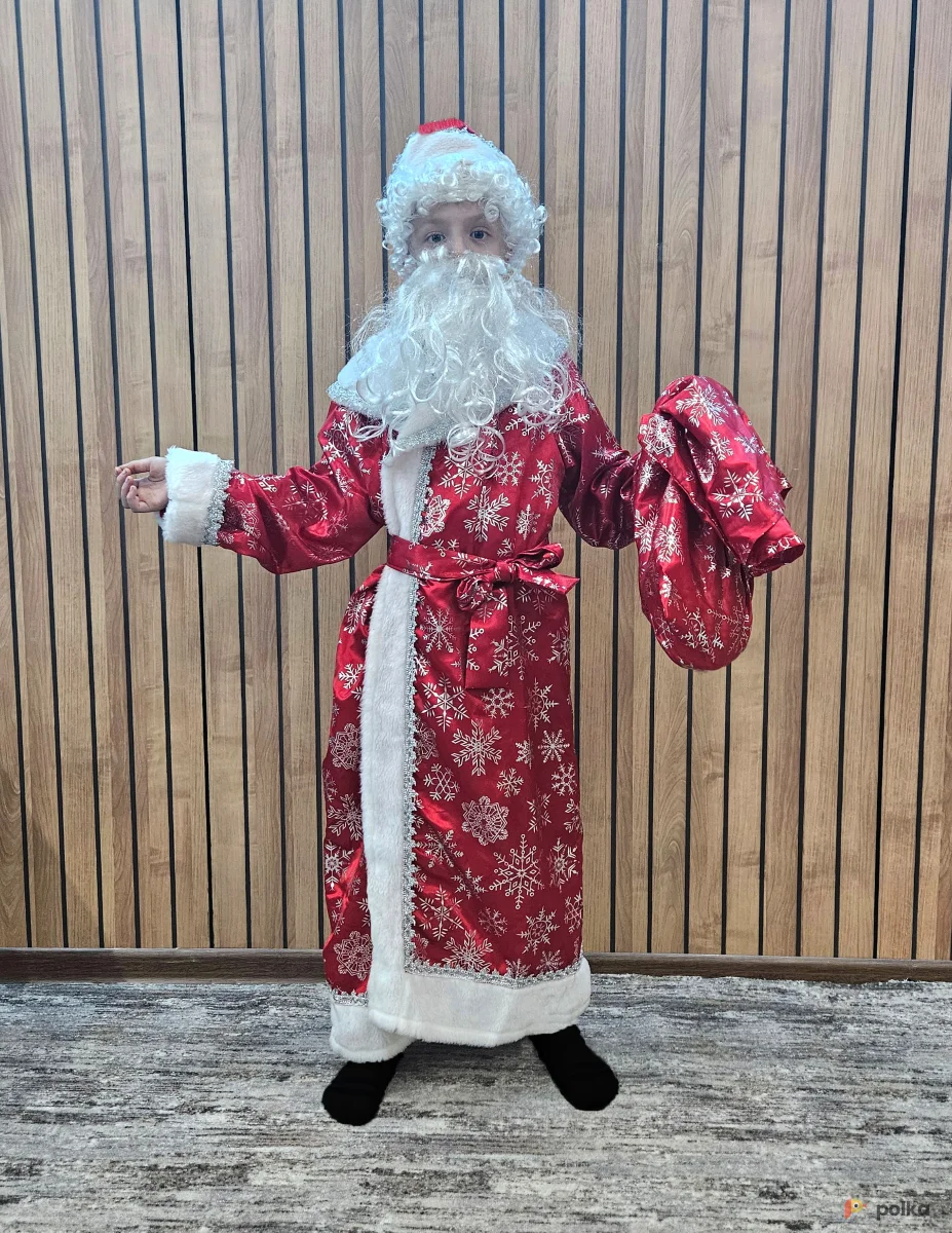 Возьмите Дед Мороз костюм детский напрокат (Фото 1) в Москве