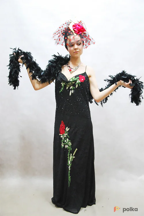 Возьмите ПЛАТЬЕ РЕТРО 20-30 годы (стиль Голливуд) №1 напрокат (Фото 1) в Москве