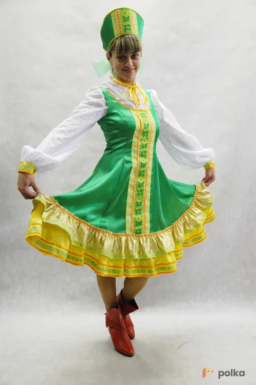 Возьмите РУССКИЙ НАРОДНЫЙ КОСТЮМ (кадрильный) №2 напрокат (Фото 1) в Москве