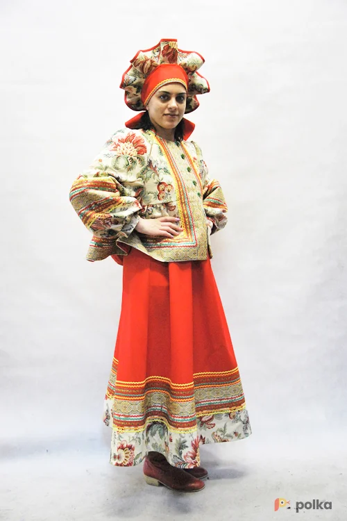 Возьмите РУССКИЙ НАРОДНЫЙ КОСТЮМ БОЯРСКИЙ (флис+гобелен) №4 напрокат (Фото 1) в Москве