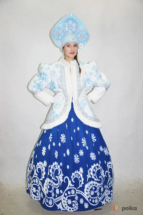 Возьмите КОСТЮМ СНЕГУРОЧКИ ДЛЯ УЛИЦЫ №1 (флис, мех) напрокат (Фото 1) в Москве