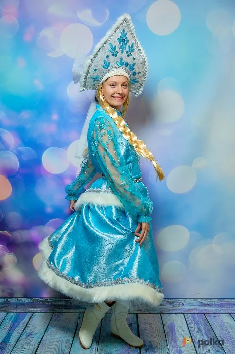 Возьмите Снегурочка голубая костюм напрокат (Фото 1) в Москве