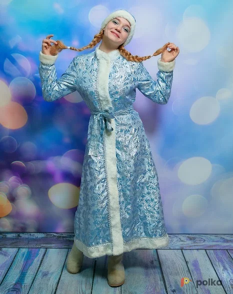 Возьмите Снегурочка голубая костюм напрокат (Фото 1) в Москве