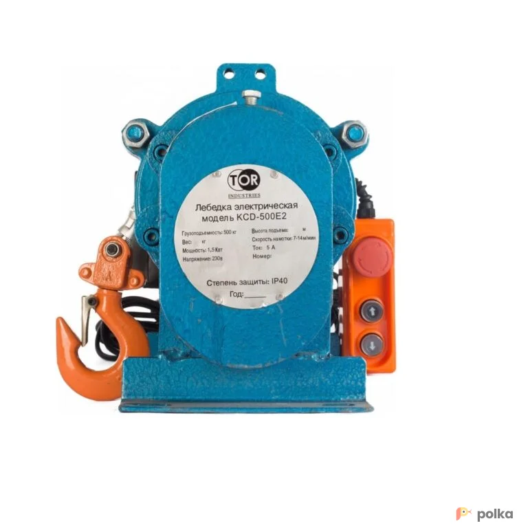 Возьмите Электрическая лебедка TOR ЛЭК-500 напрокат (Фото 1) в Москве