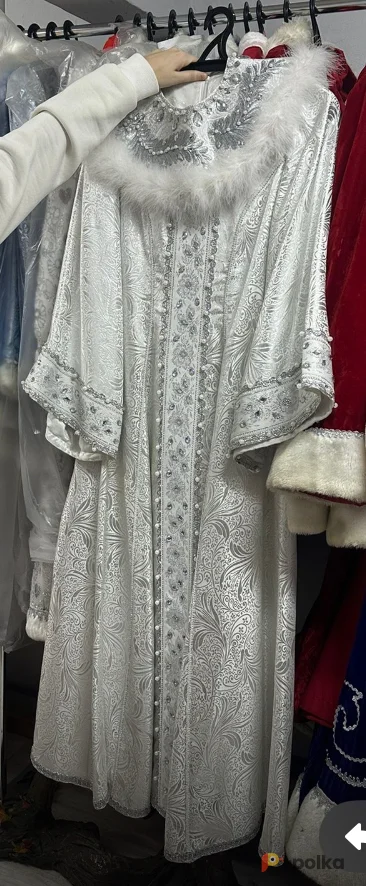 Возьмите Костюм снегурочки белый новый 2 напрокат (Фото 1) в Москве