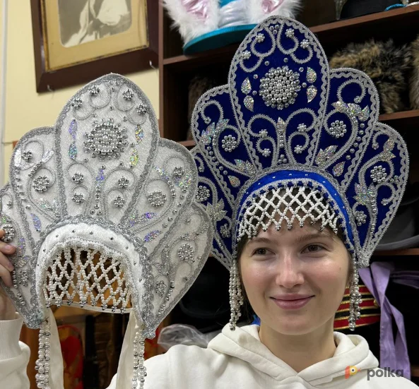 Возьмите Костюм снегурочки новый синий напрокат (Фото 1) в Москве