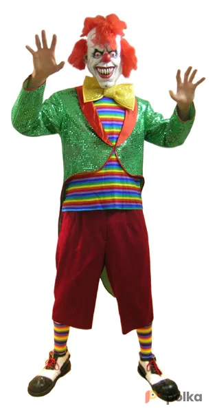 Возьмите Костюм Страшный клоун напрокат (Фото 1) в Москве