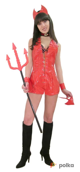 Возьмите Костюм Чертенок латекс напрокат (Фото 1) в Москве