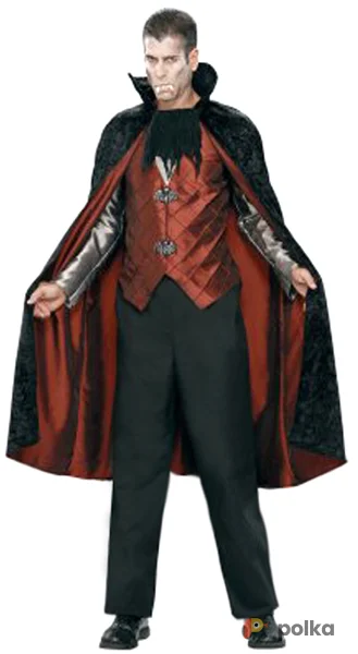 Возьмите Вампир в бархатном плаще Костюм напрокат (Фото 1) в Москве