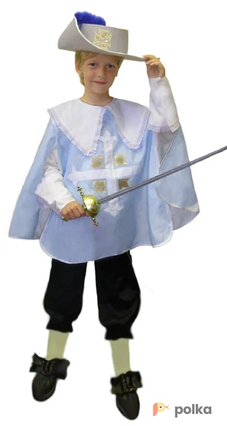 Возьмите Мушкетер в голубом Детский костюм напрокат (Фото 1) в Москве