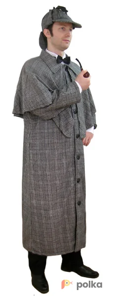 Возьмите Шерлок Холмс серый костюм напрокат (Фото 1) в Москве