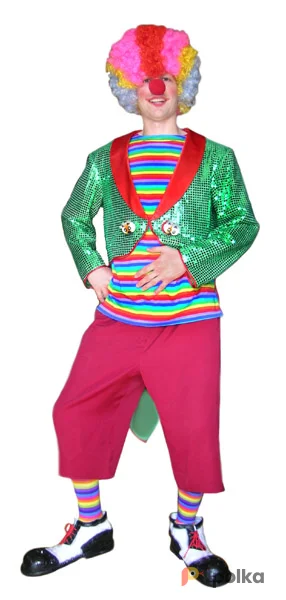 Возьмите Клоун фрак Костюм напрокат (Фото 1) в Москве