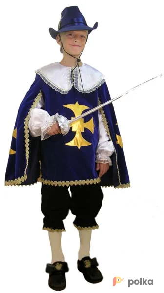 Возьмите Мушкетер синий Костюм детский напрокат (Фото 1) в Москве