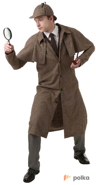 Возьмите Шерлок коричневая крылатка Костюм напрокат (Фото 1) в Москве