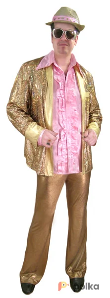Возьмите Сутенер в золотом Костюм напрокат (Фото 1) в Москве