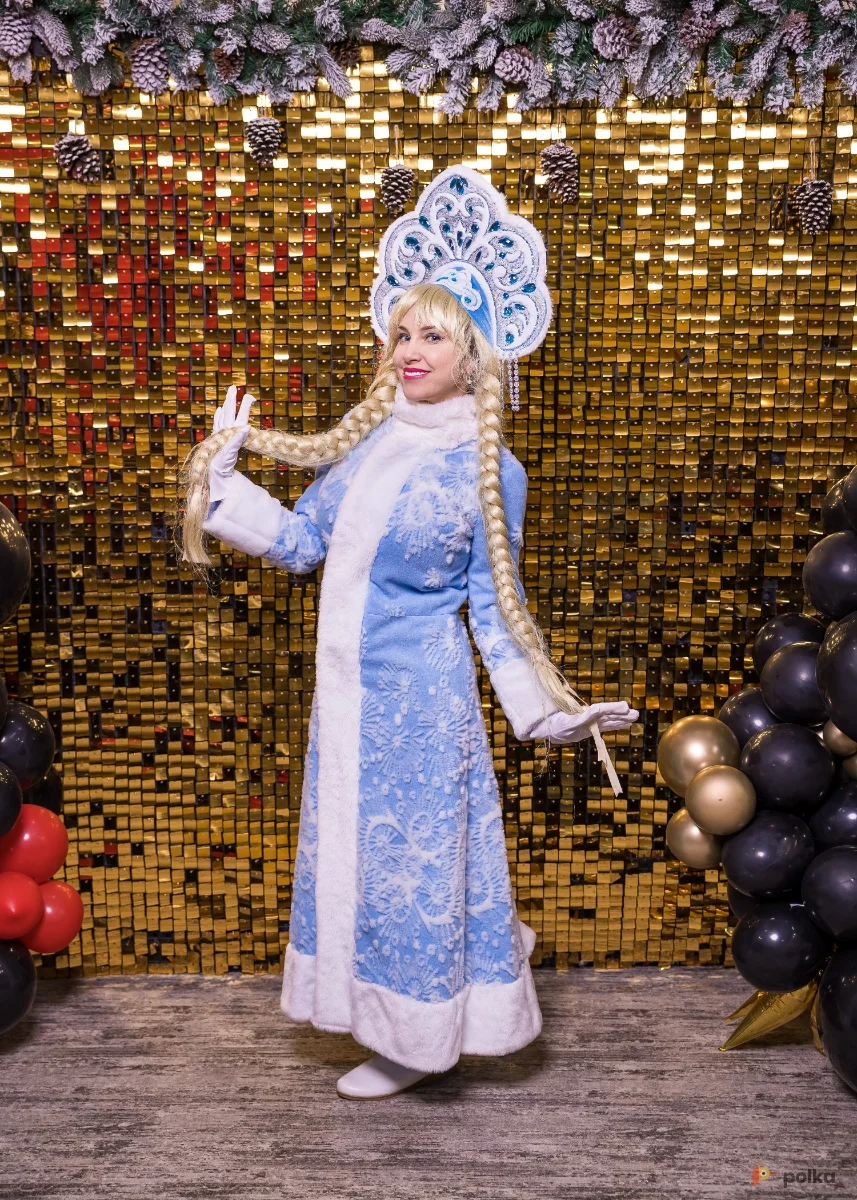 Возьмите Снегурочка костюм голубой напрокат (Фото 1) в Москве