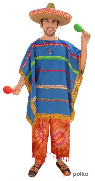 Возьмите Пончо синее Костюм напрокат (Фото 1) в Москве