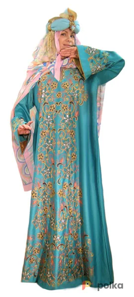 Возьмите Платье восточное голубое напрокат (Фото 1) в Москве