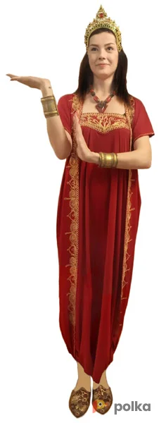 Возьмите Платье восточное бордо напрокат (Фото 1) в Москве