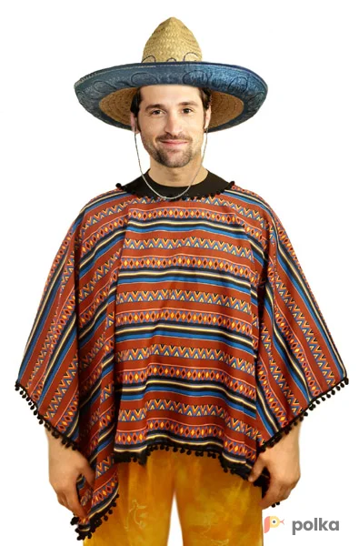 Возьмите Пончо с орнаментом Костюм напрокат (Фото 1) в Москве