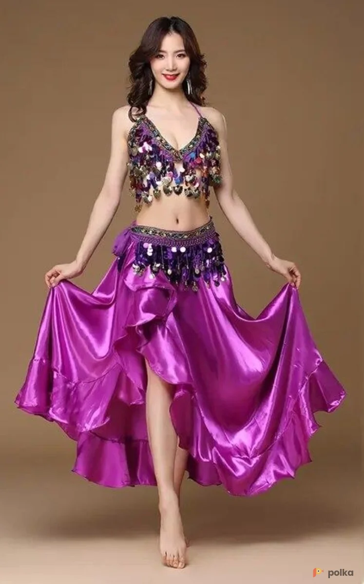Возьмите Танцовщица живота фиолетовая Костюм напрокат (Фото 1) в Москве