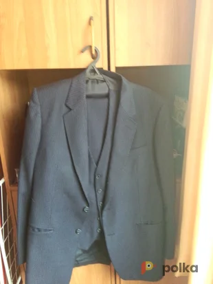 Возьмите Костюм мужской, шерстяной, цвет темно-синий,размер 54 напрокат (Фото 1) в Москве